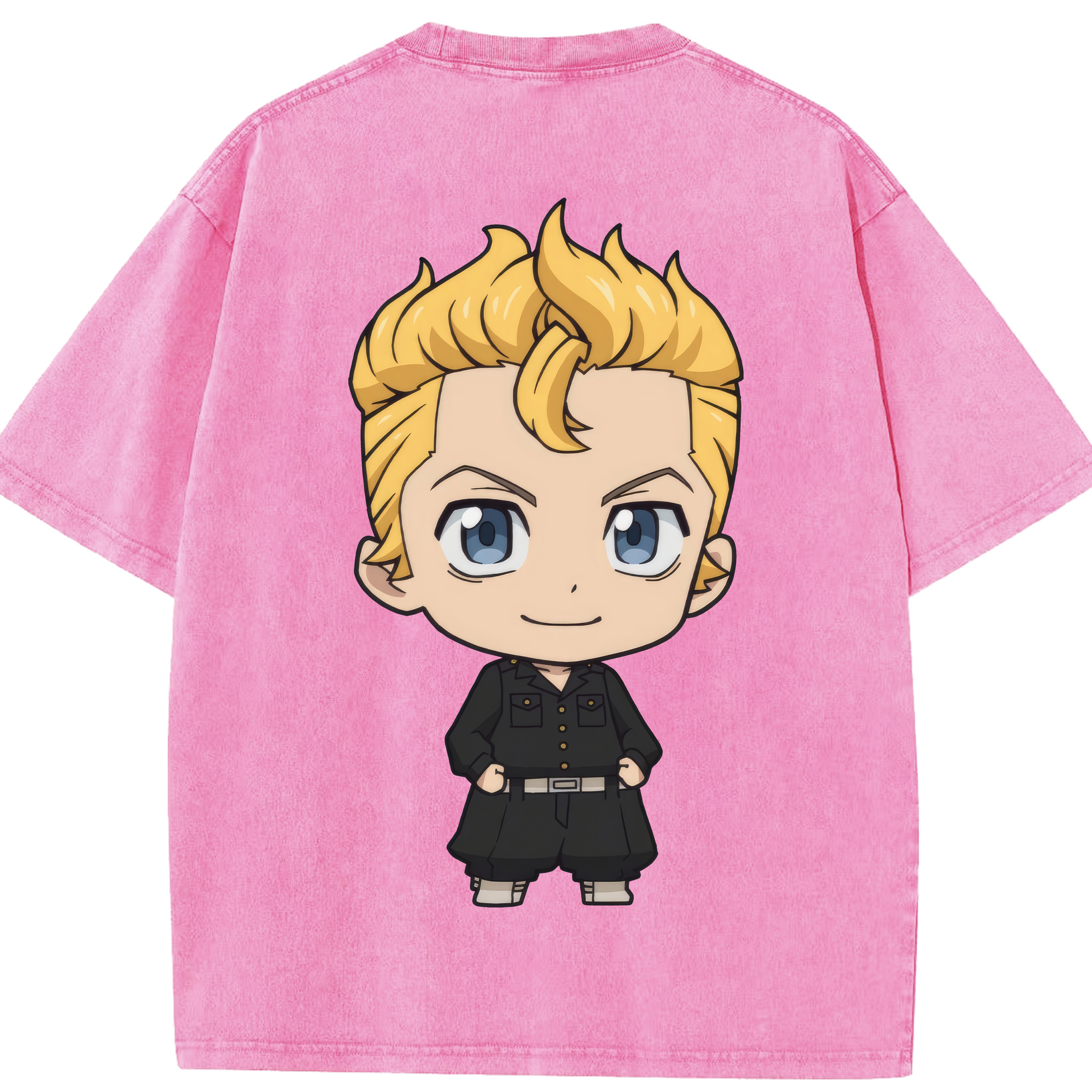 （画像用） 東京リベンジャーズ Tokyo Revengers 綿100% ヴィンテージ風 半袖Tシャツ（背面プリント）